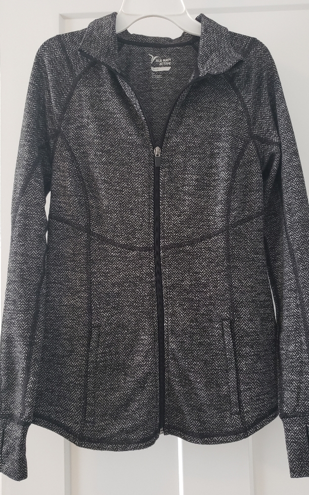 Zip-Up Athletic Sweater